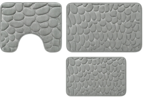 Soft, Non-Slip, Super Absorbent, Quick Drying Bathroom Mat Machine Washable