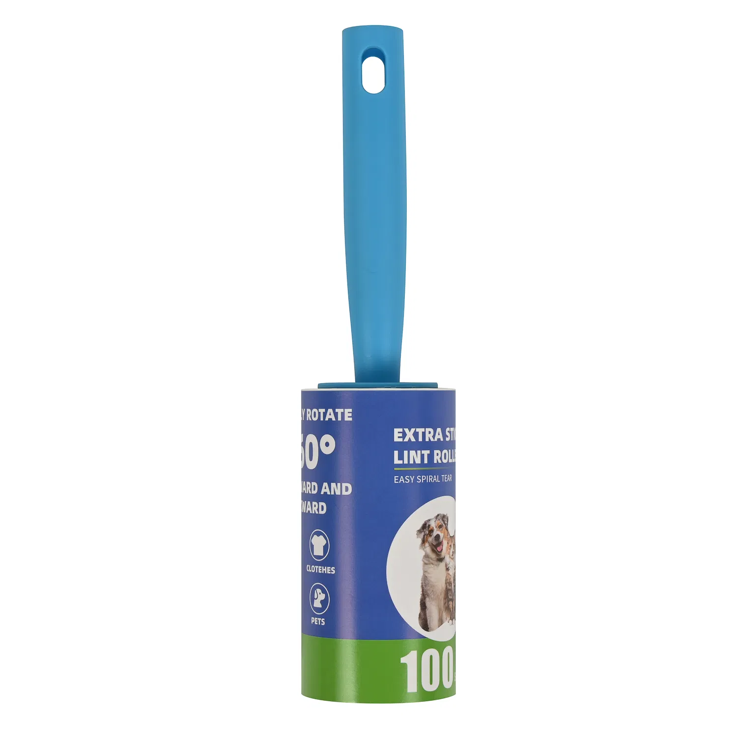 Manual 30 60 90 100 Sheets Adhesive Spiral Tear Paper Cleaning Clothes Sticky Lint Roller Pet Hair Remover