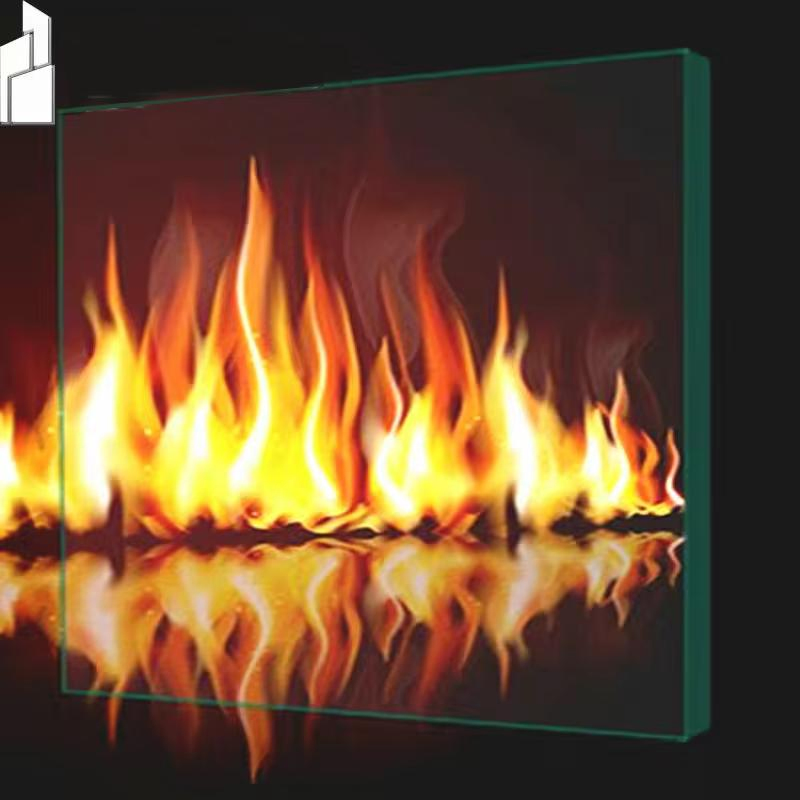 Manufacture Top Quality Heat Resistance Custom Size Fire Rated Fireproof Safety Toughened Building Glass