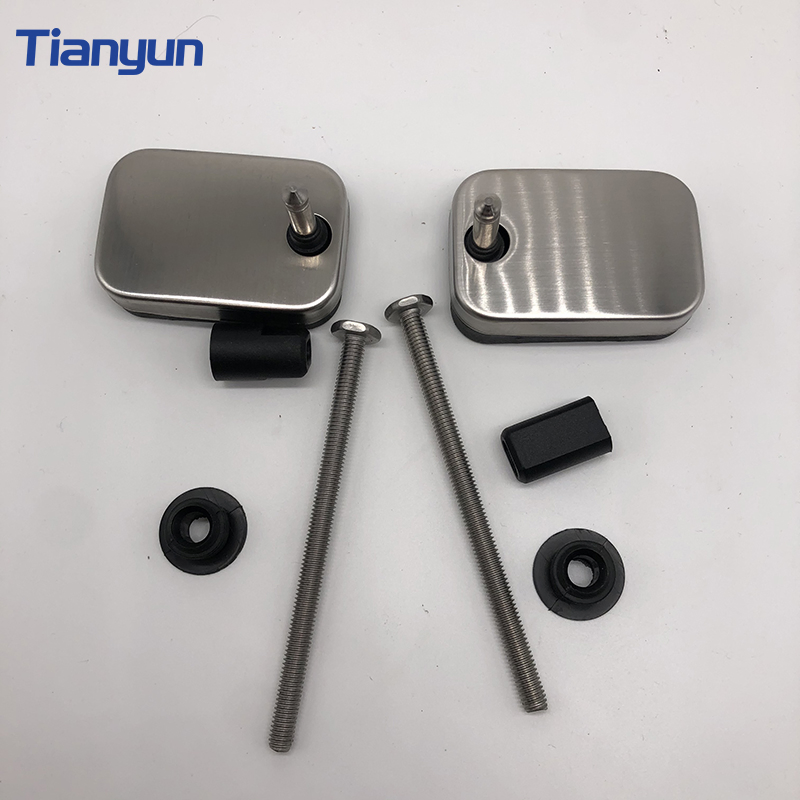 Fix Toilet Seat Hinges Fittings Quick Release Cover Screw Toilet Seat Hinges for Urea-Formaldehyde Toilet Cover