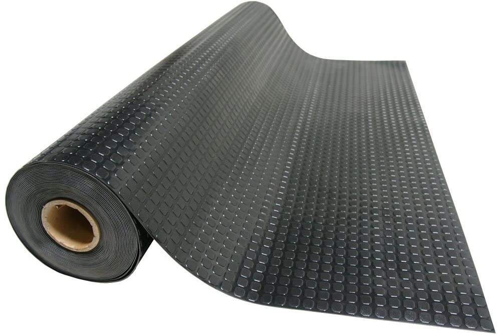 High Traffic Rubber Mat Roll Waterproof Non Slip PVC Linoleum Flooring Mat