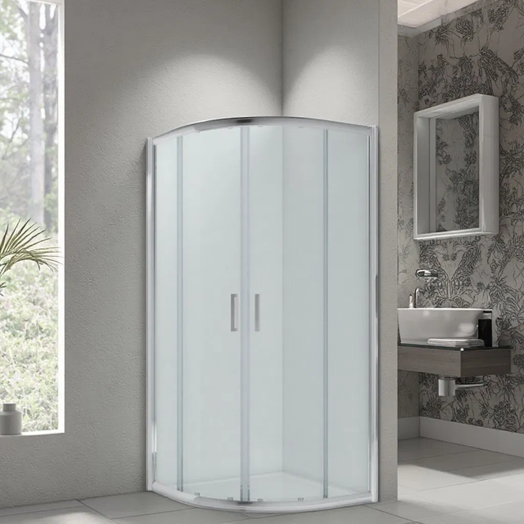 Elegant Shower Enclosure with Premium Tempered Glass Entrance Bathroom Door