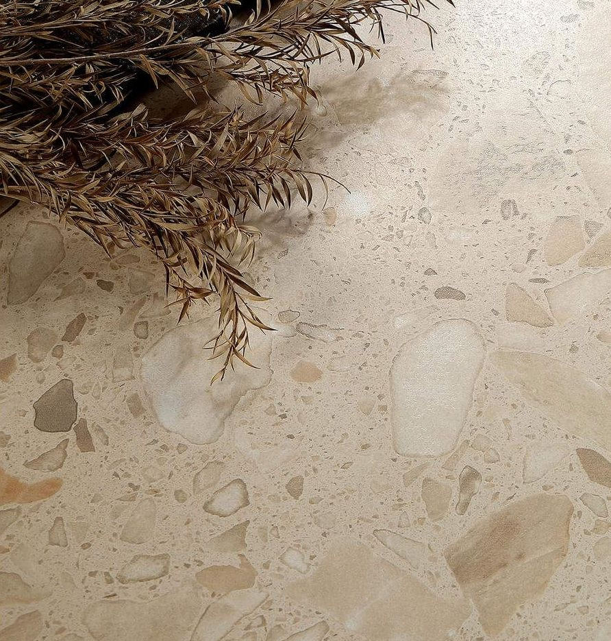 Керамогранитная плитка 60x120 Терраццо для пола и стен