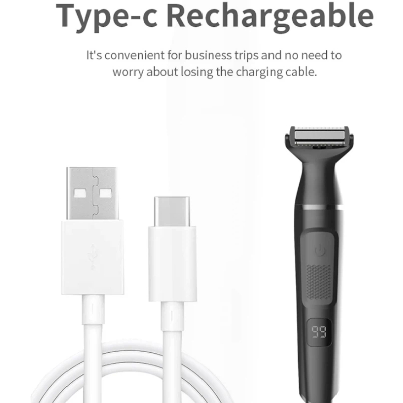 Ipx7 Waterproof Men Hair Trimmer 4 in 1 Rechargeable Men Groomer