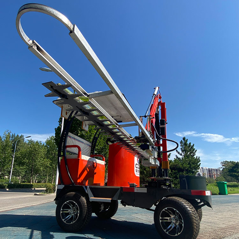 Ride on Electric Hedge Trimmer Commercial Lithium Ion Battery Powered Self-Propelled Riding Hedge Cutter