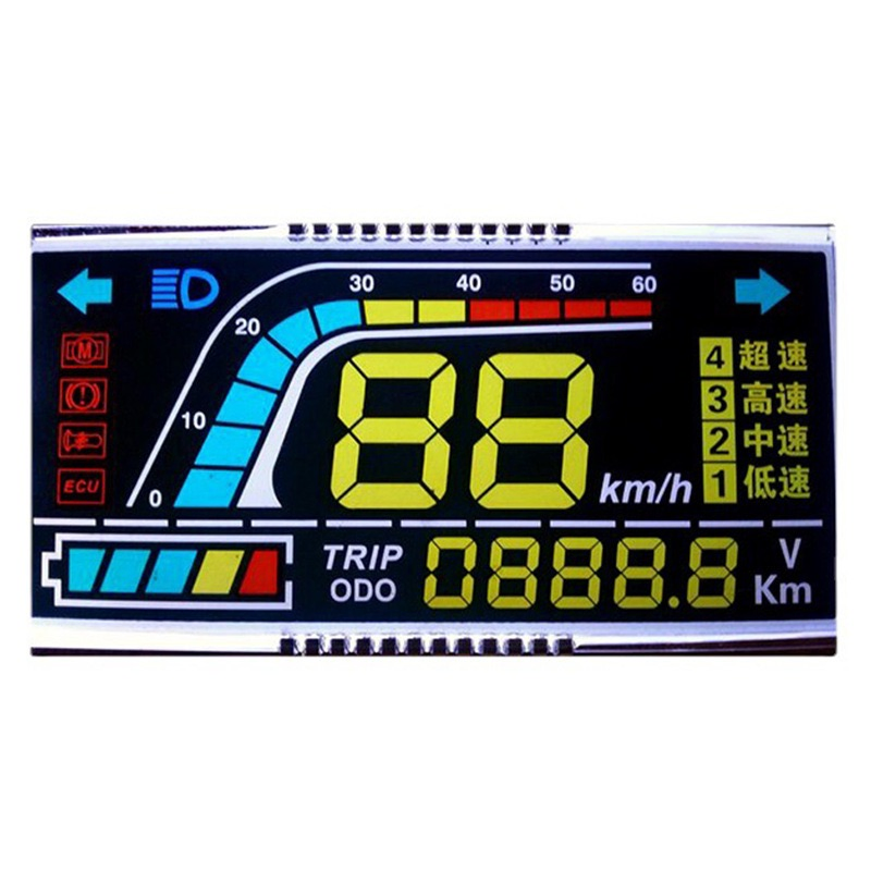 Монохромный LCD дисплей и модуль с высокой контрастностью