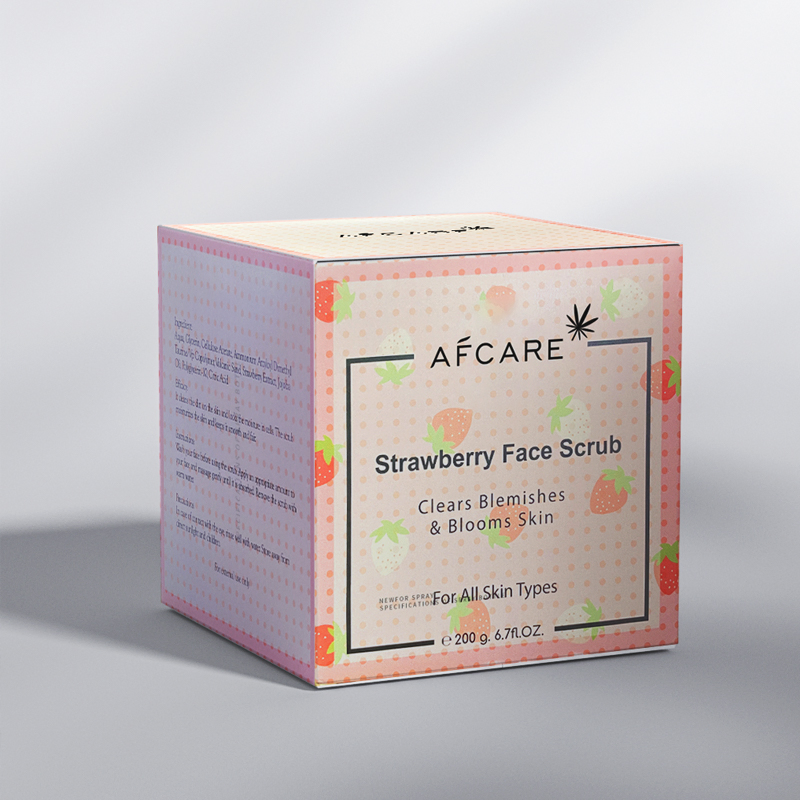 Scrubs Manufacturers Private Label Face Clean Anti Cellulite Exfoliator Organic Arabic Strawberry Extract Body Scrub