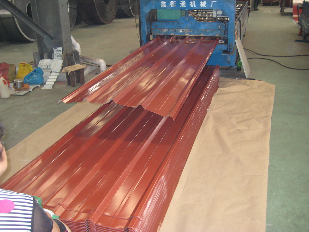 Hot Dipped Galvanized Corrugated Steel Sheet Lamina Ondulada Roofing Sheet