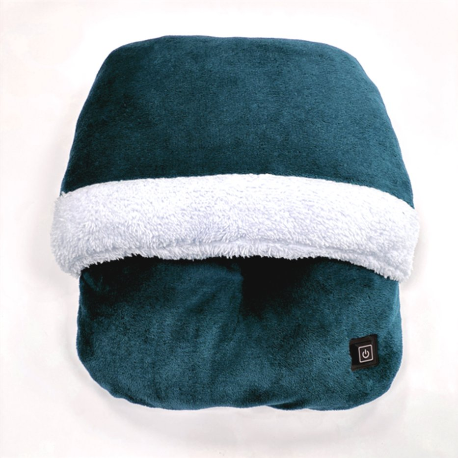 Soft Flannel Anti-Slip Electric Fast Heated Foot Warmer for Winner Gift