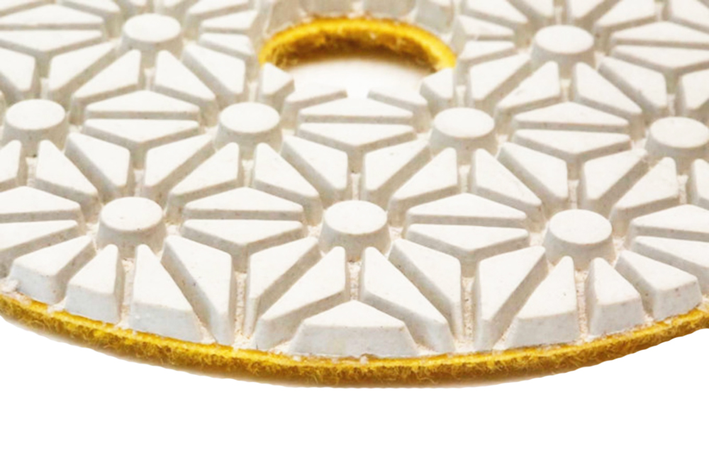 Wet 3 Steps Polishing Pad 4'' for Concrete Granite Marble