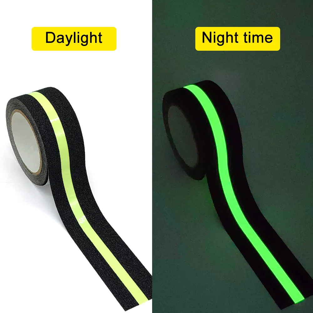 Motian Good Quality Non Slip Tape Fluorescent Anti-Slip Tape Stairs Glow in The Dark Anti Slip Tape