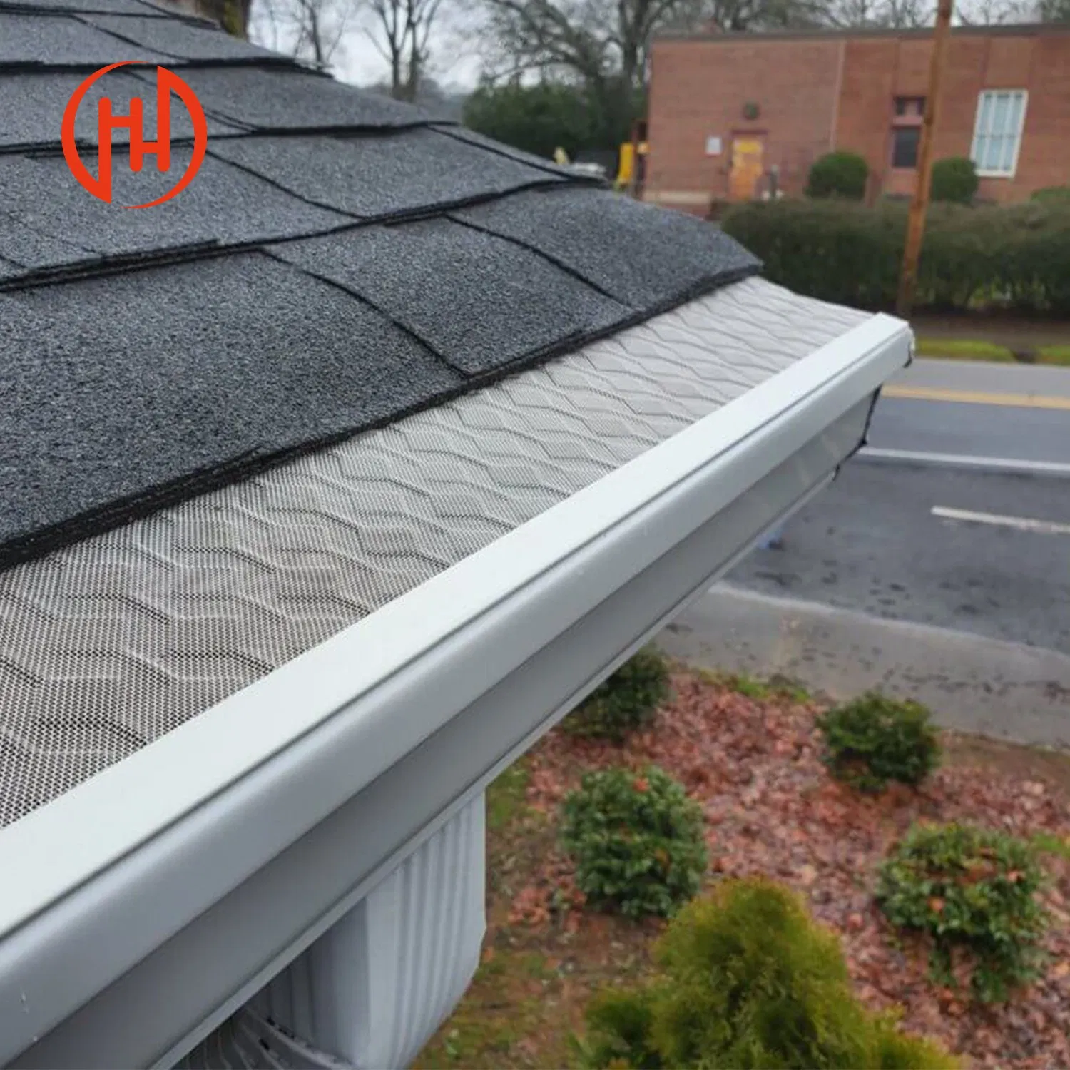 High Quality Anodize Black Aluminium Rain Water Gutter