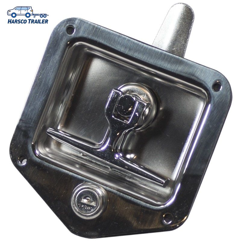 Flush Paddle Latch Stainless Steel Drop T-Latch Toolbox Lock