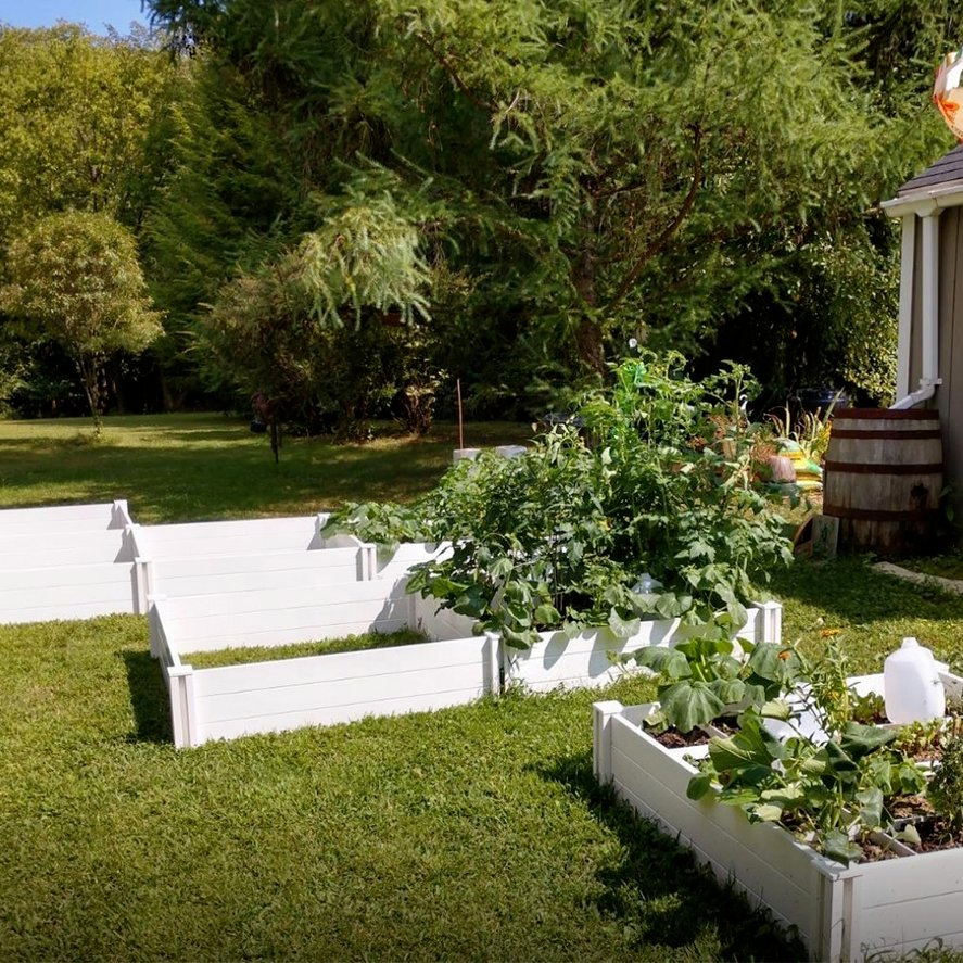 Outdoor UV Proof Vinyl PVC Plastic Raised Garden Bed