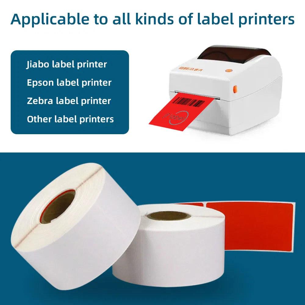 Color-Coated Printing Coating Glossy Copper Plate Barcode Information Printing Label