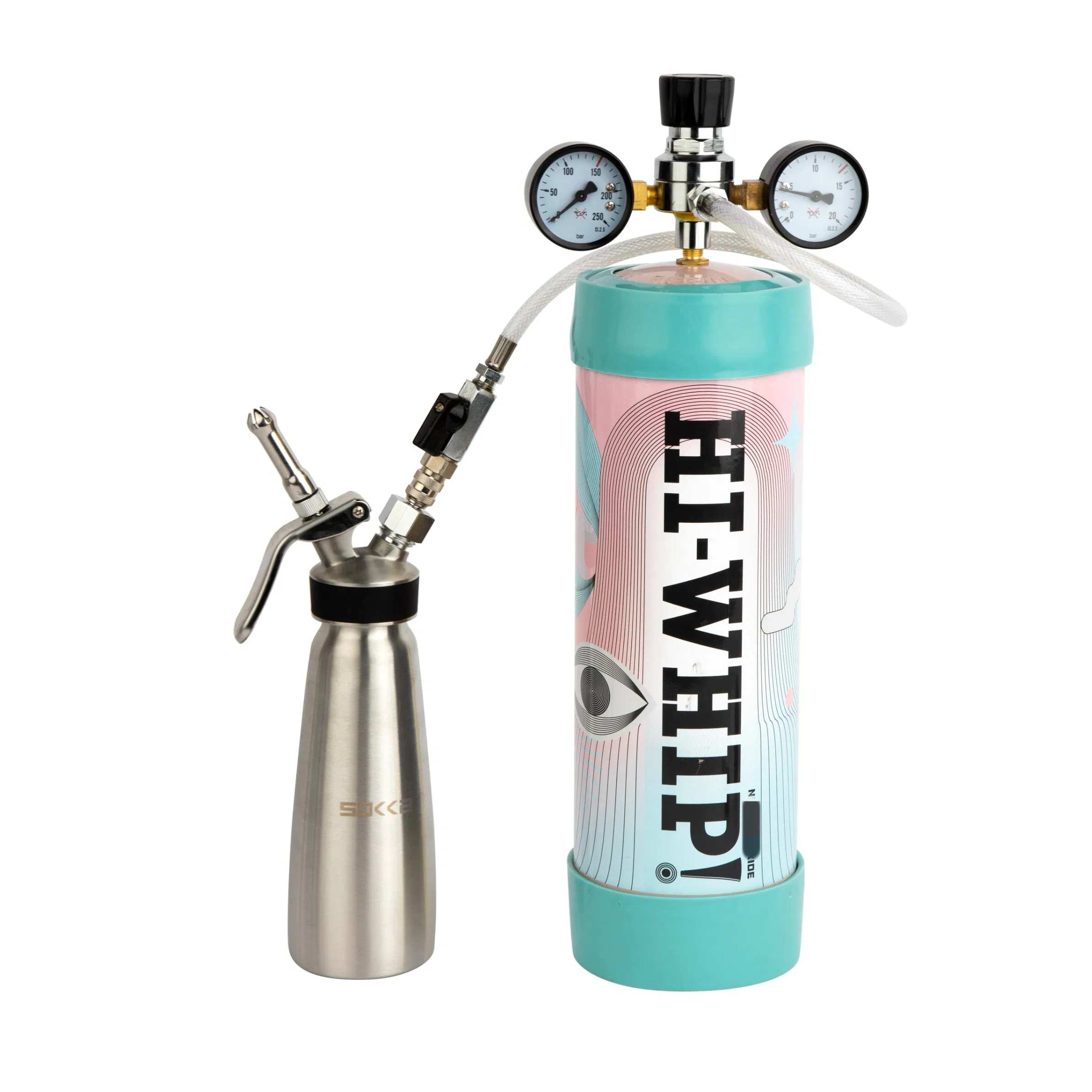 Hi-Whip 3.3L 2000g Cream Charger, Best Seller for Bakeries and Dessert Shops, CE Certified