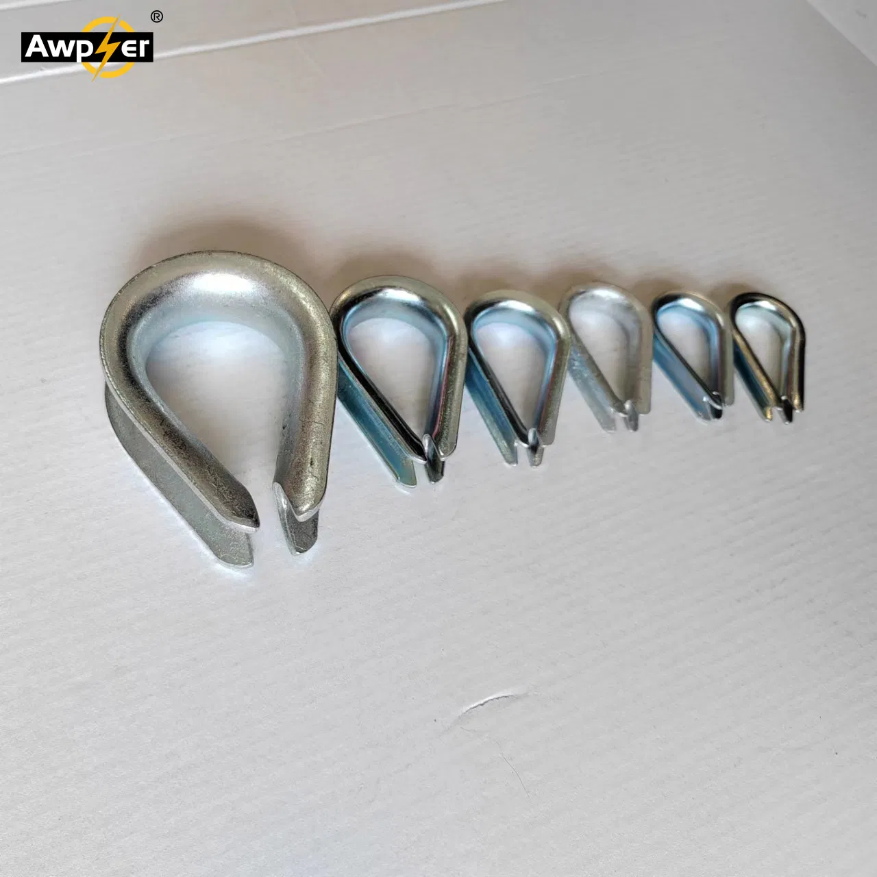 Electric Power Line Fittings Wire Rope Thimble