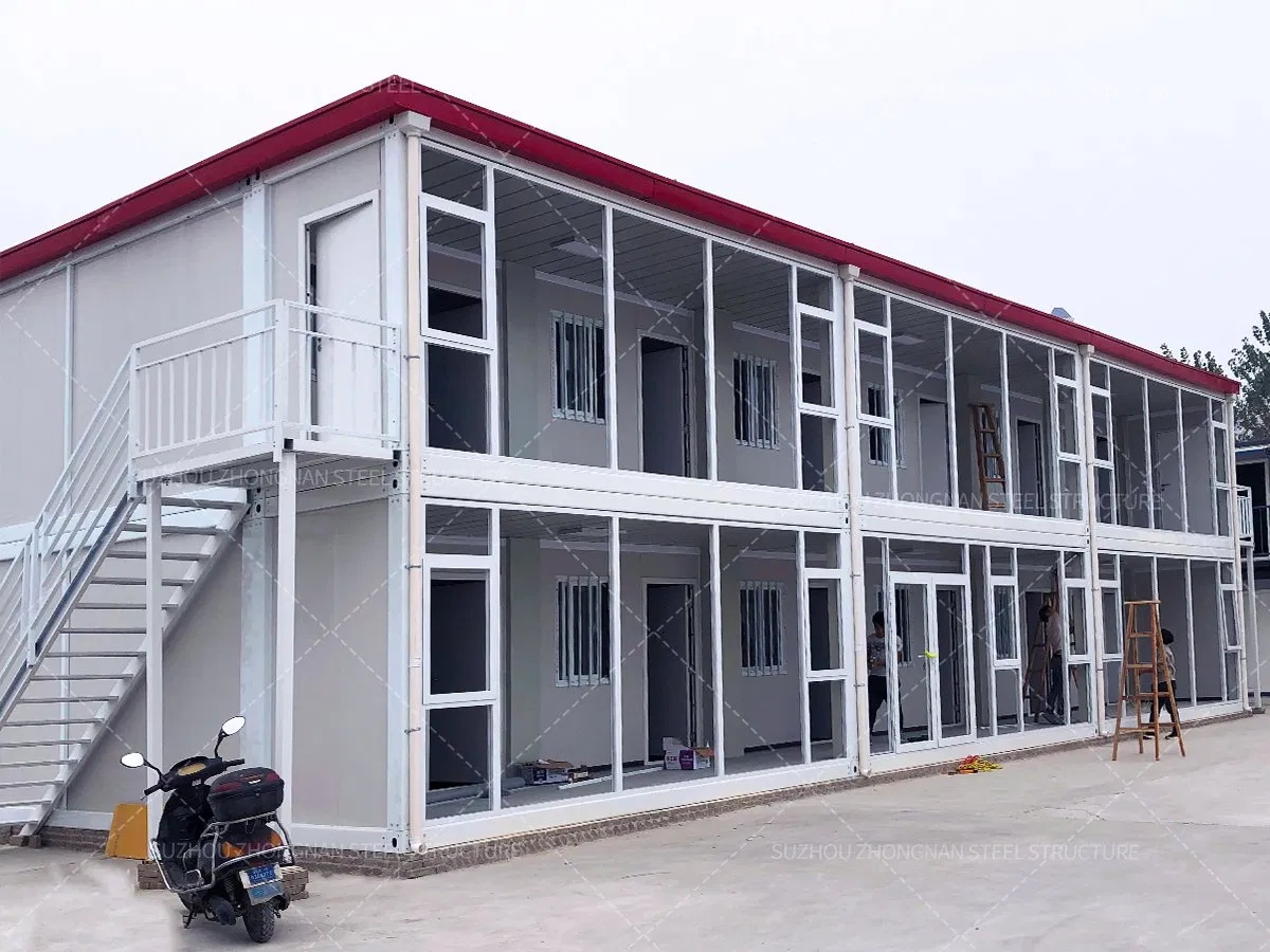 Custom 2 Floor Prefab Office Container Factory Price for Sale