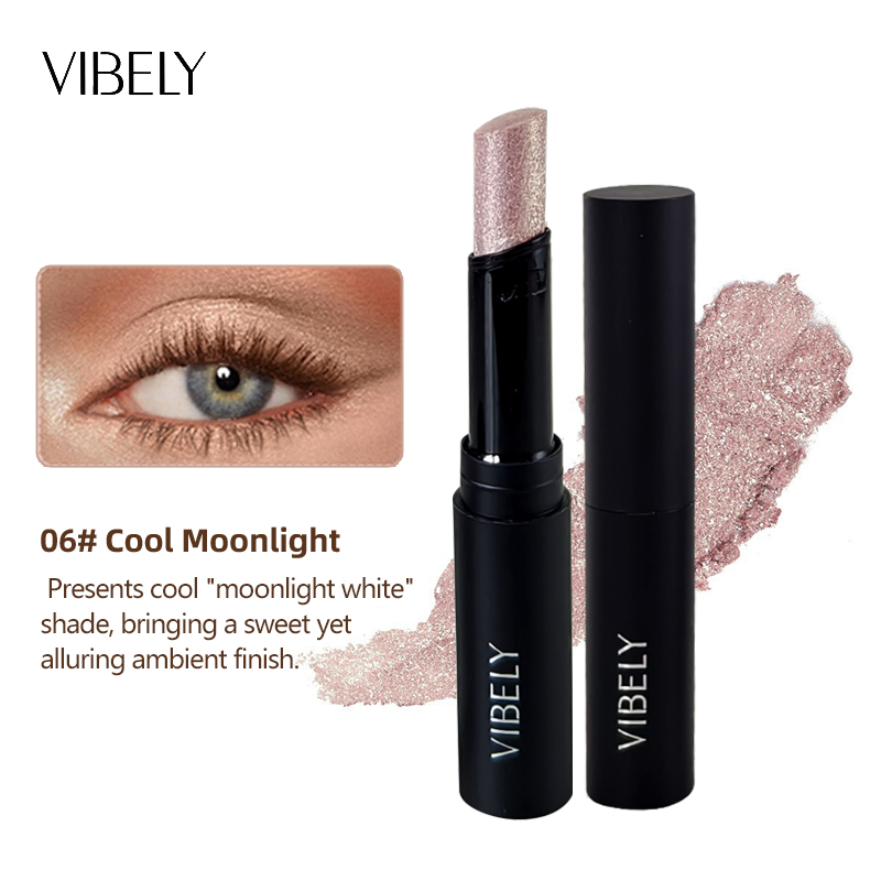 Private Label Waterproof Pearlescent Eye Shadow Pencil Shimmering Glitter Eyeshadow Stick