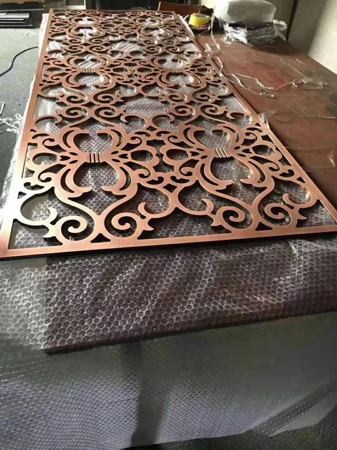 Modern Stainless Steel Laser Cut Room Divider Screen Panels