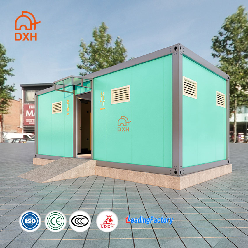 Buildings Events 15FT Portable Prefabricated Custom 20FT 10FT Park Camp Container Toilet