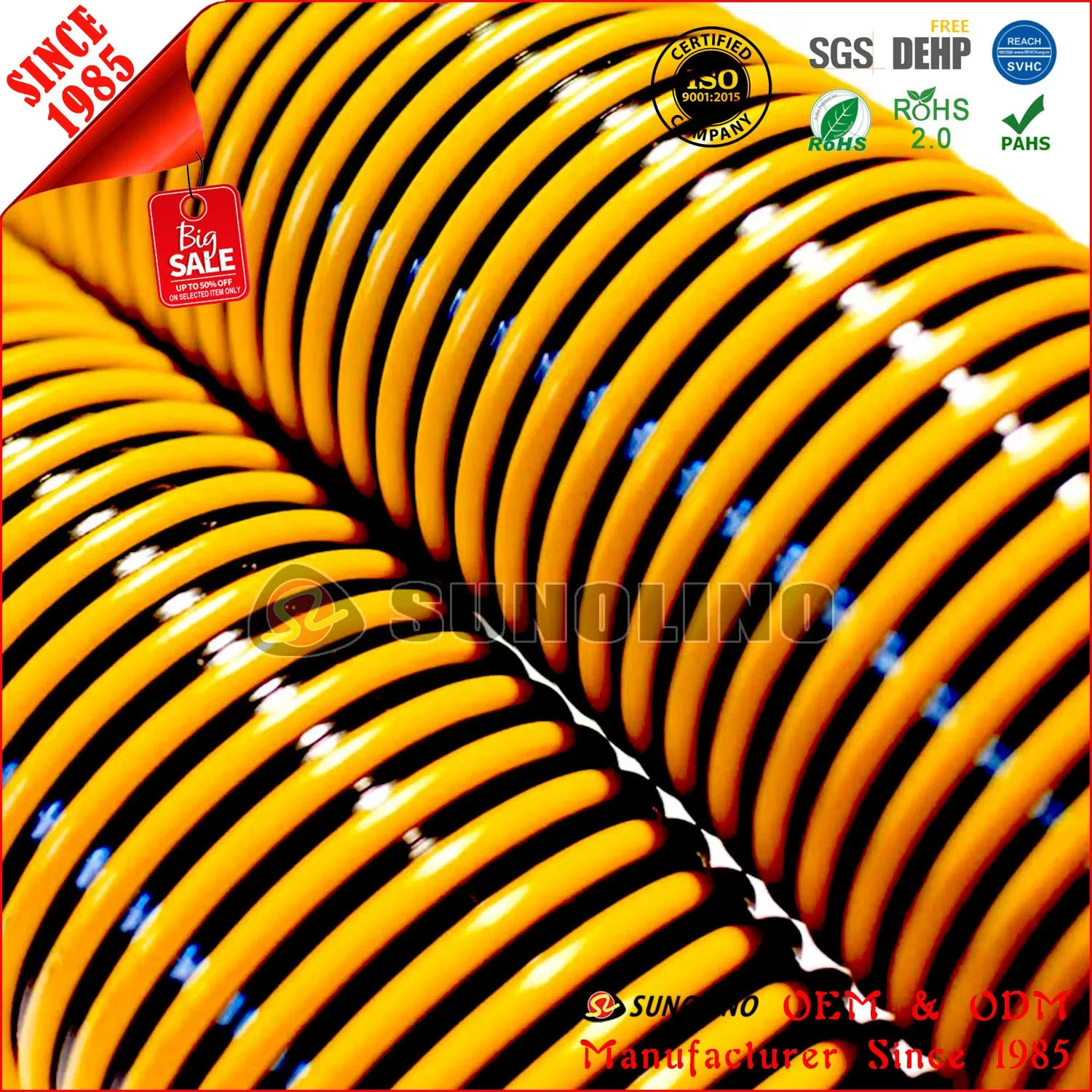 Cheap PVC PU NBR Food Grade Flexible 3inch Pump Sewage Water Suction Hose Price for Water