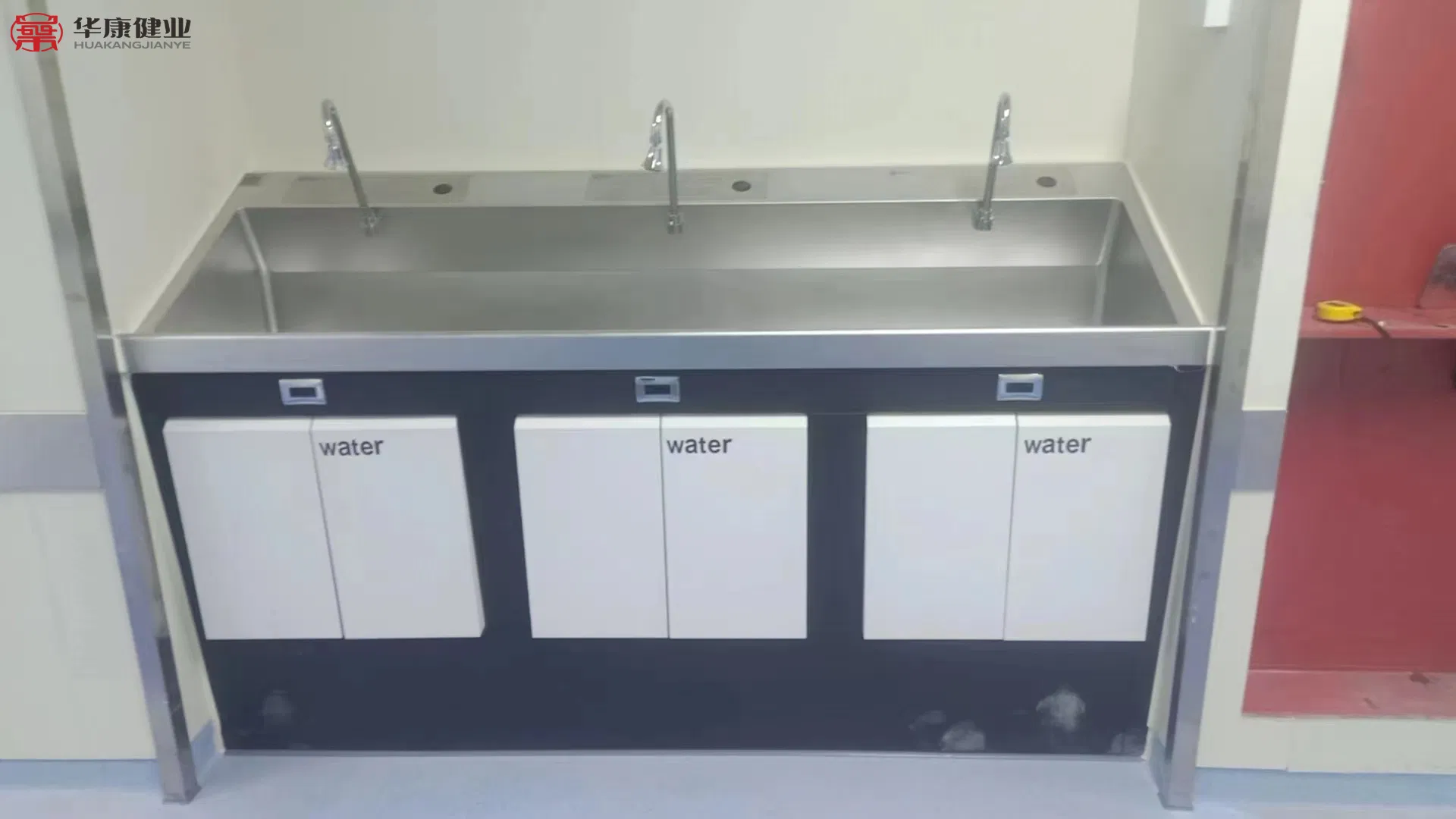 High Quality Hospital Stainless Steel Automatic Sensor Faucet Hand Washing Scrub Sink