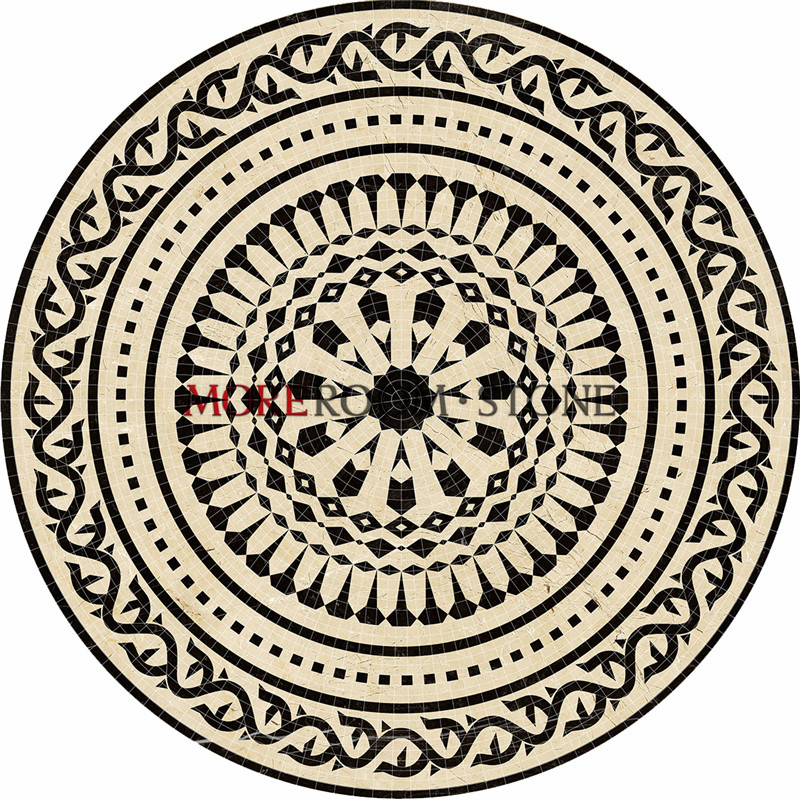 Fabulous Design Hotel Lobby San Marco Marble Mosaic Medallion