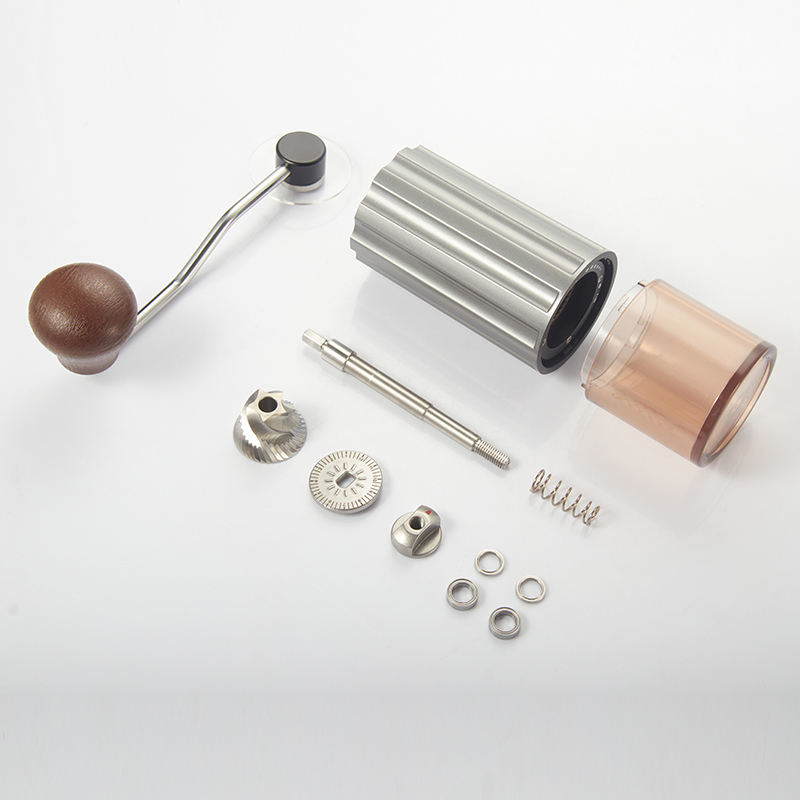 Adjustable Manual Coffee Grinder with ABS Body and Conical Burr