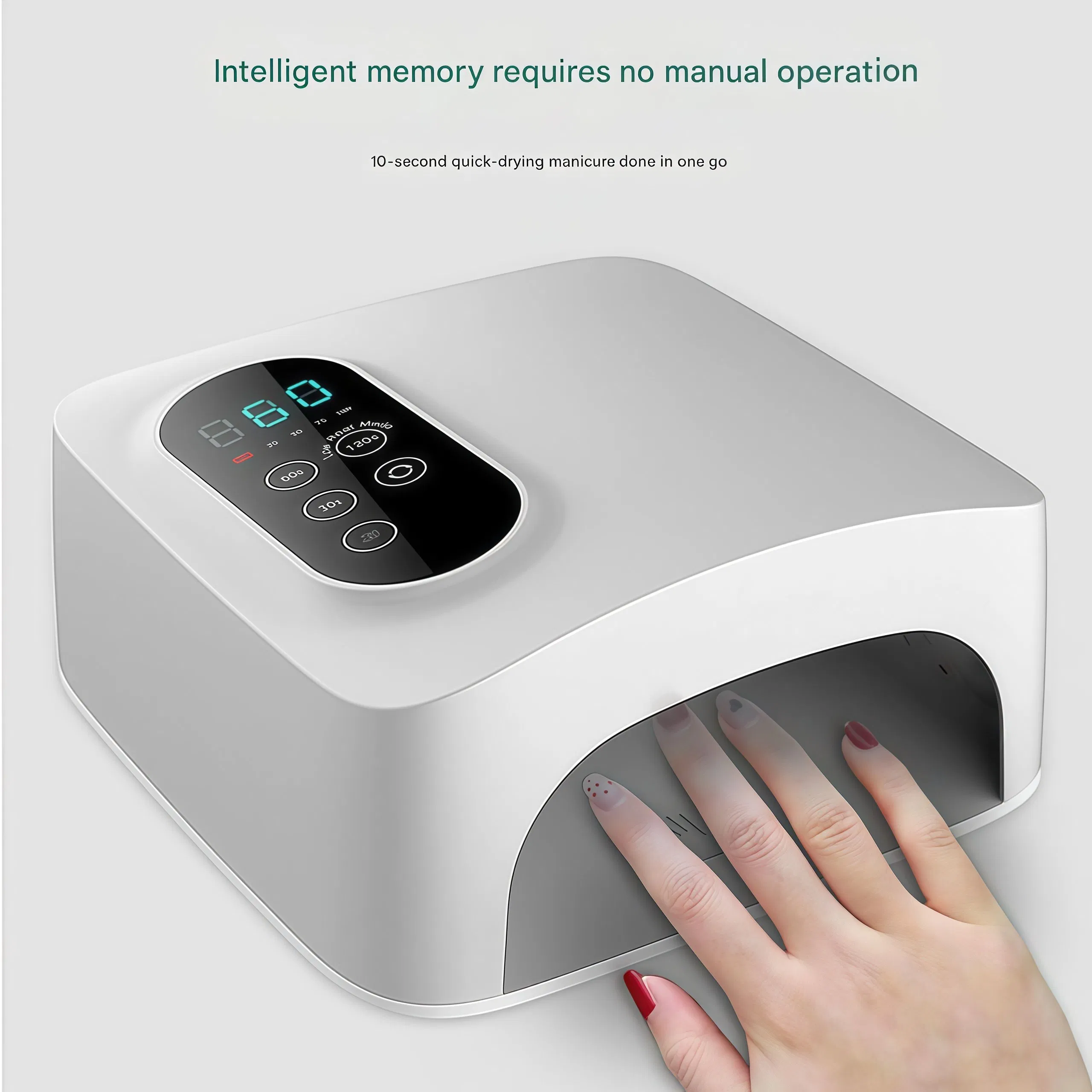 1. Duofu UV LED Nail Lamp with Rechargeable Battery for Home