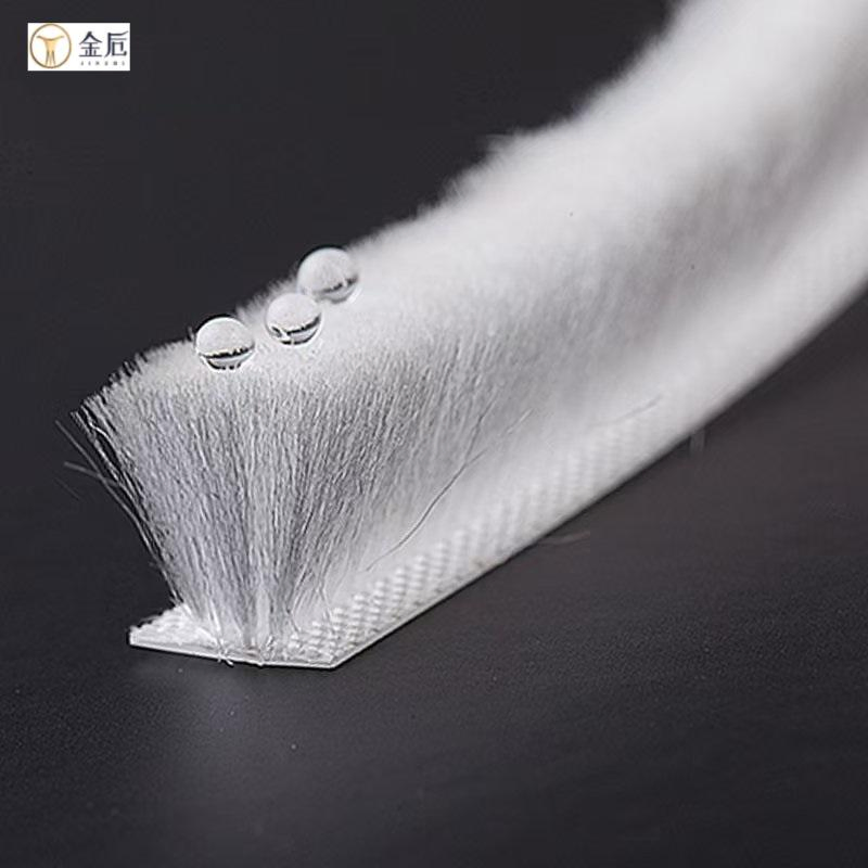 Water Proof Silicone Brush Seal/ Weather Strip with Fin/ Size 5X6s/6X6s for Windows and Doors