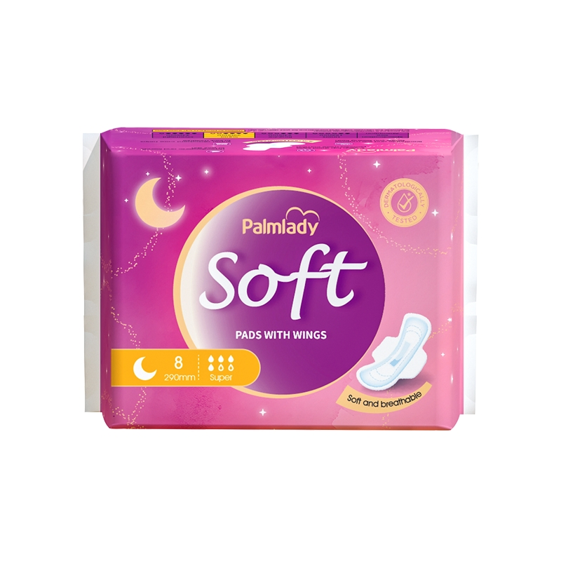 OEM Bulk Factory Price Cheap High Quality Super Soft Breathable Women Cotton Sanitary Napkin 290*70mm (Super) Chinese Manufacture