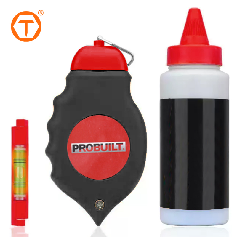 3 PCS Chalk Line Reel Set with 30m Line Reel Blue Chalk