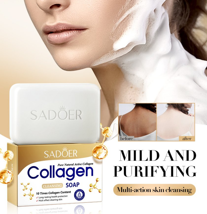 Online Wholesale and Retail Skin Care Cleaning Products Collagen Gentle Nourishing Whitening Moisturizing Soothing Cleansing Collagen Soap