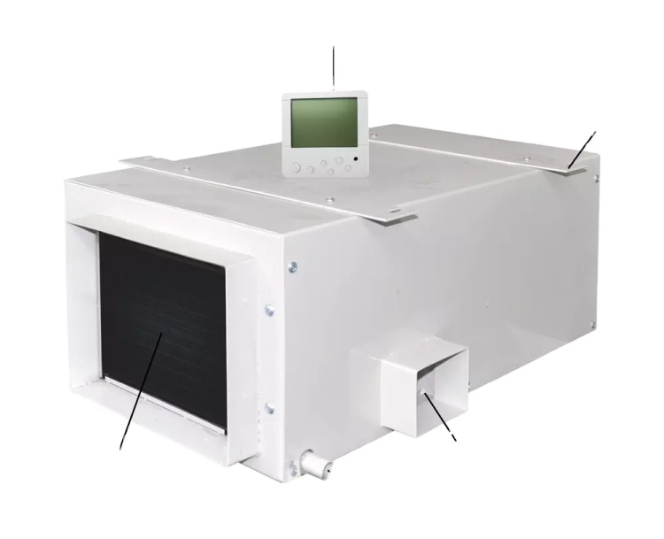 Advanced Ceiling Mounted Dehumidifier for Commercial Greenhouse Use