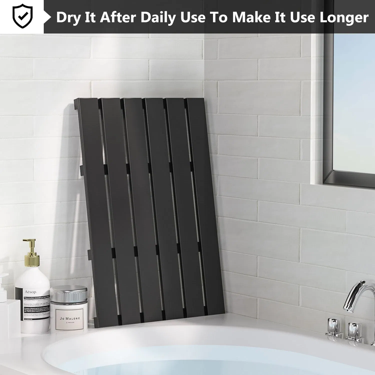 Bamboo Bath Mat for Household Use