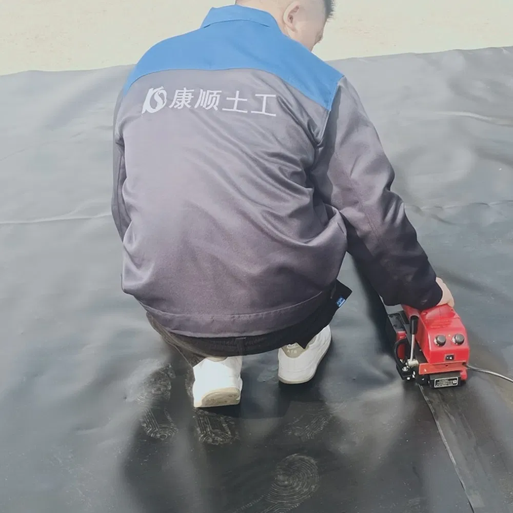 Resistant to Chemical Corrosion Puncture Resistance Customization Thickness Plastic Textured HDPE Geomembrane Waterproofing