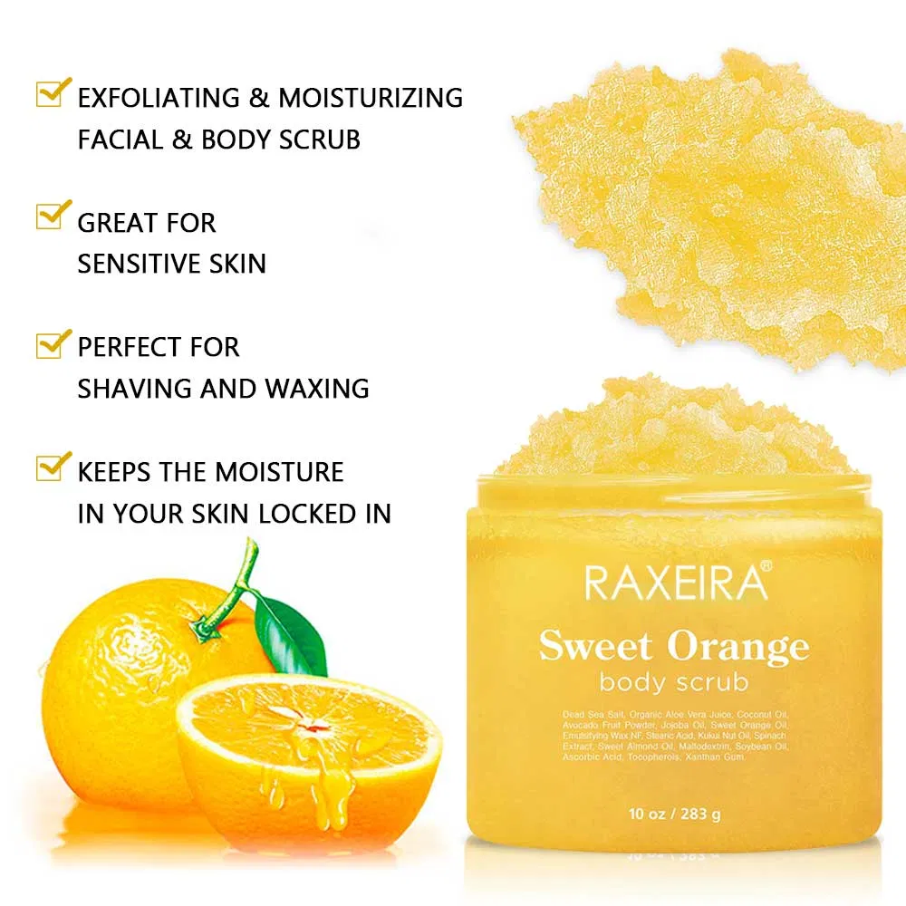 Nourishing and Exfoliating Pure Sweet Orange Body Scrub for All Skin Types
