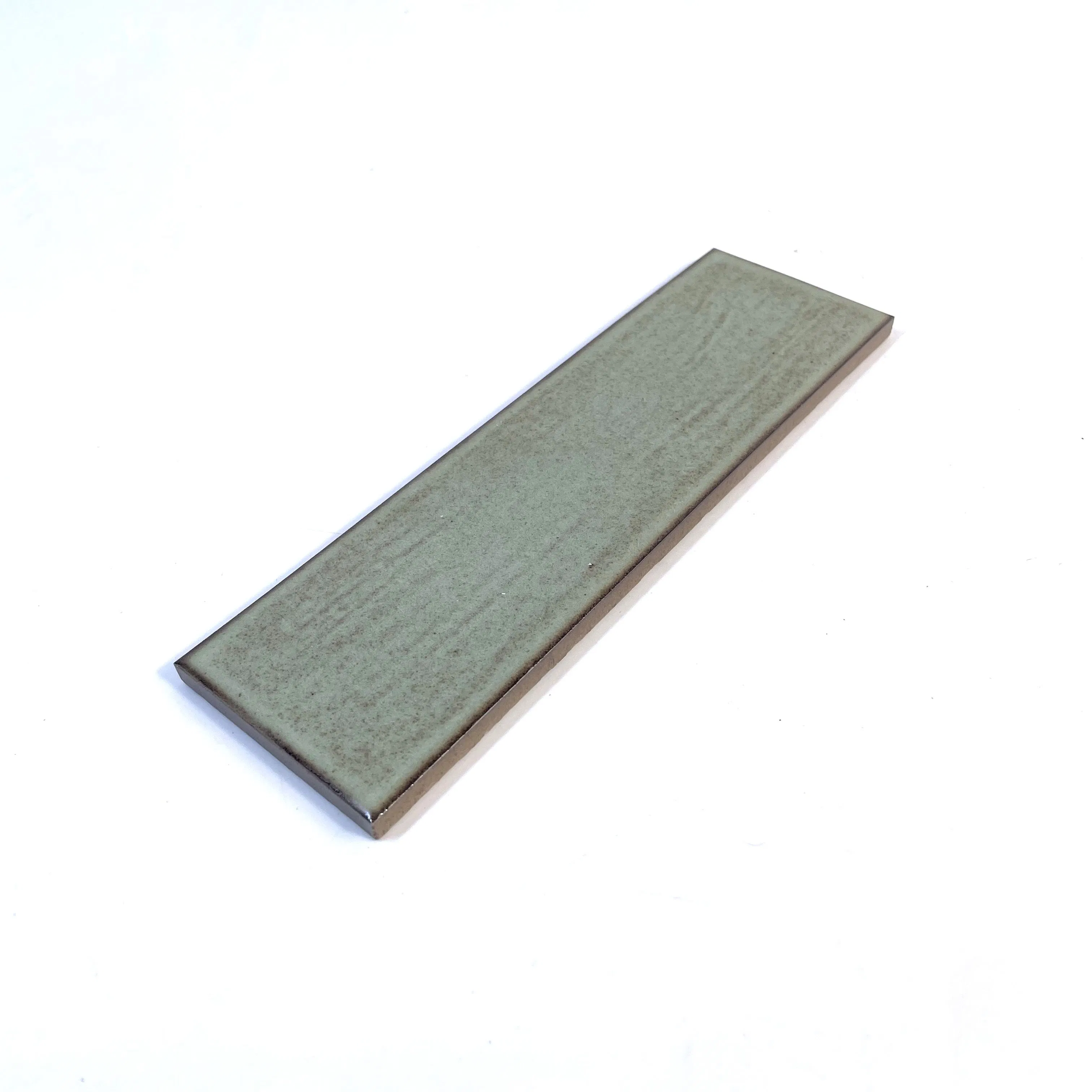 Hot Sale Green Glazed Ceramic Waterproof Matte Subway Tile Porcelain for Villa Hotel Project Wall Decoration