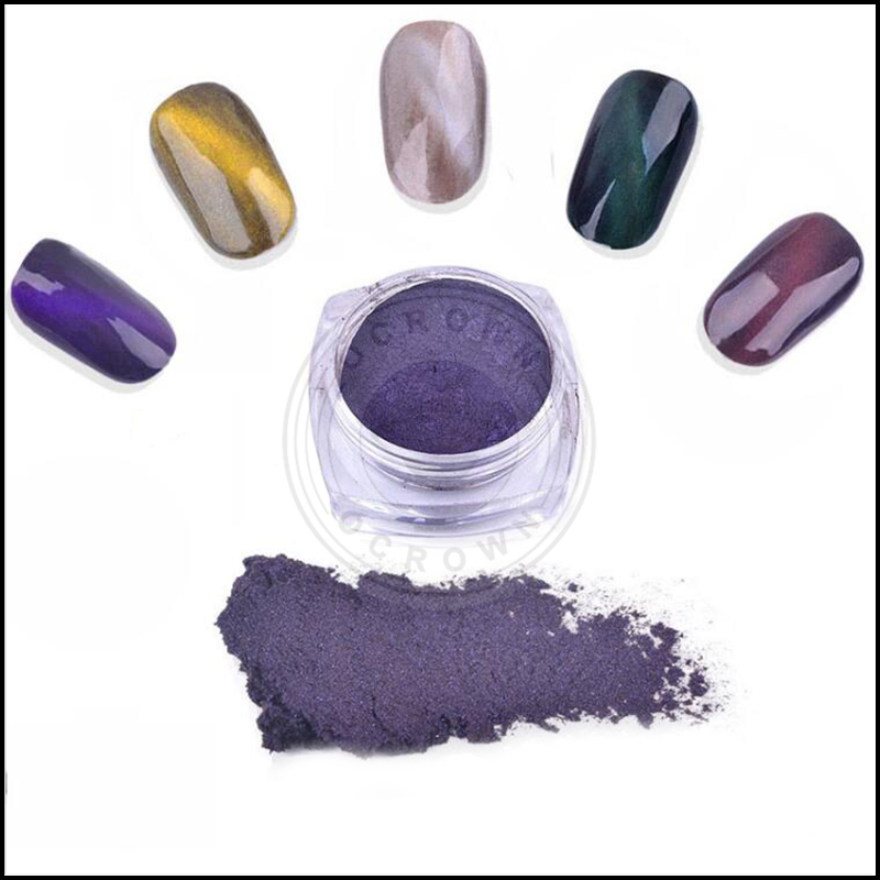 3D Cat Eye Magnetic Cameleon UV Gel Polish Pigment Powder