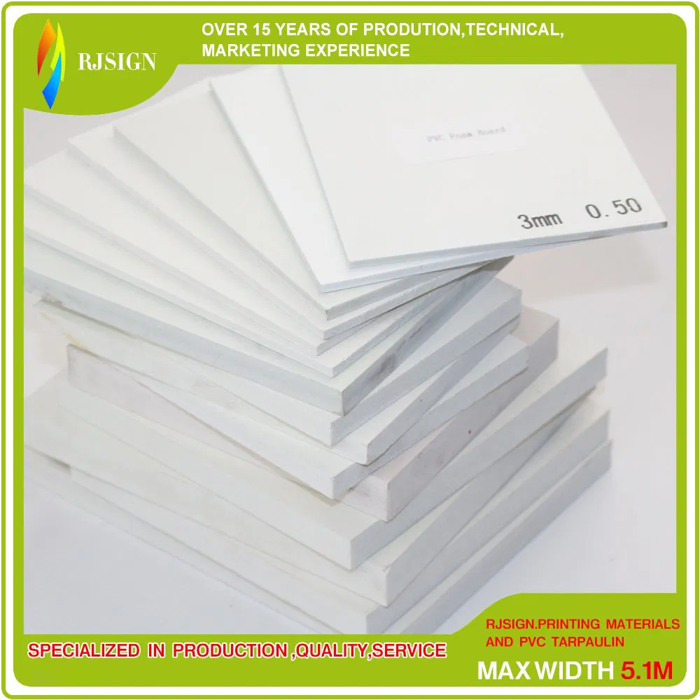 White Color Squared PVC Material A4 Foam Board