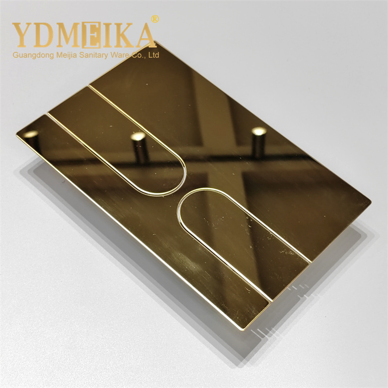 Stainless Steel Material Toilet Concealed Cistern Flush Cover Panel Plate Button