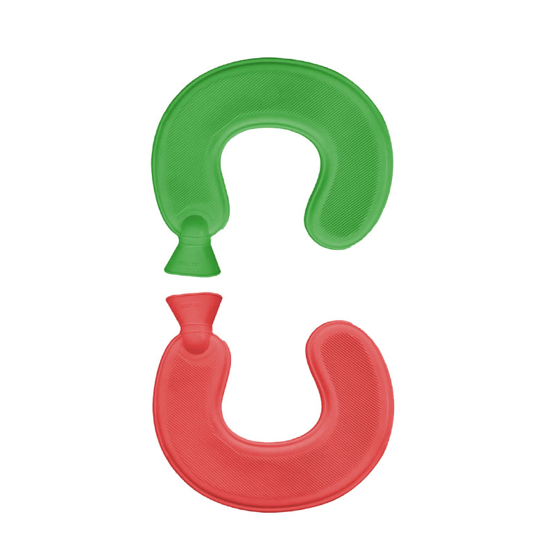 Good Quality Natural Rubber U-Shape Hot Water Bag for Neck