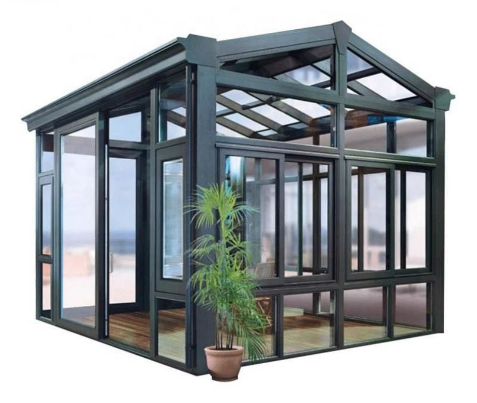 Anti Noise Insulated Glass Garden Sun Room