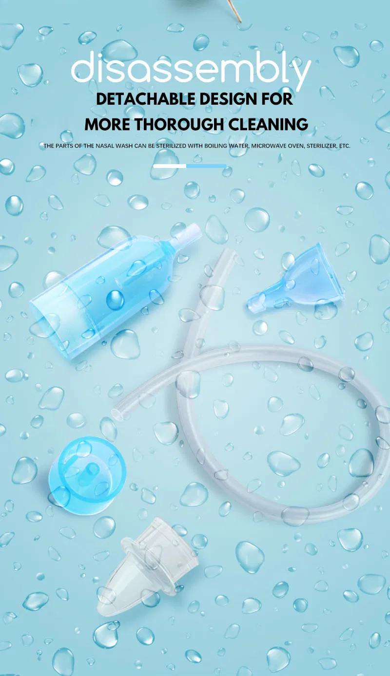 Wholesale Silicone Manual Infant Nose Cleaner Mouth Suction Baby Nasal Aspirator