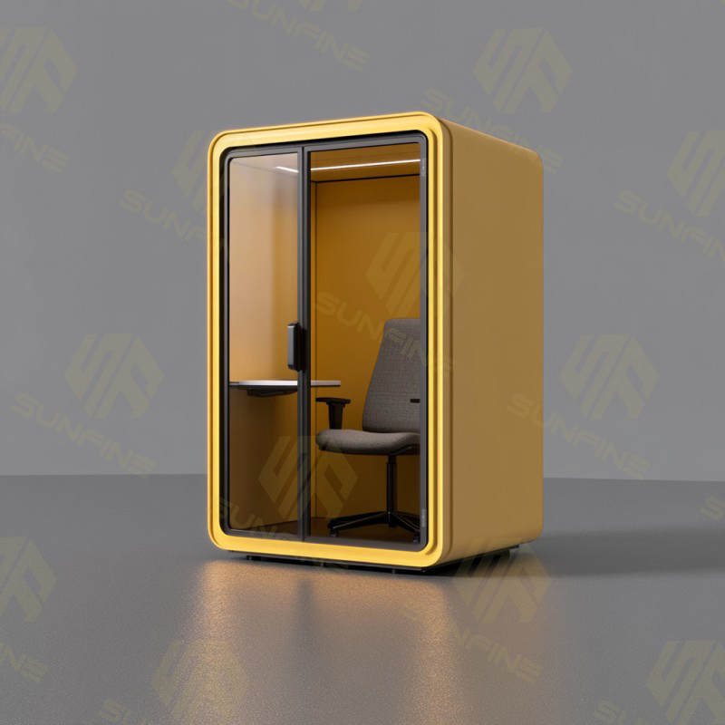 Soundproof Private S Size Sound Proof Noise Insulation Mobile Office Phone Telephone Booth