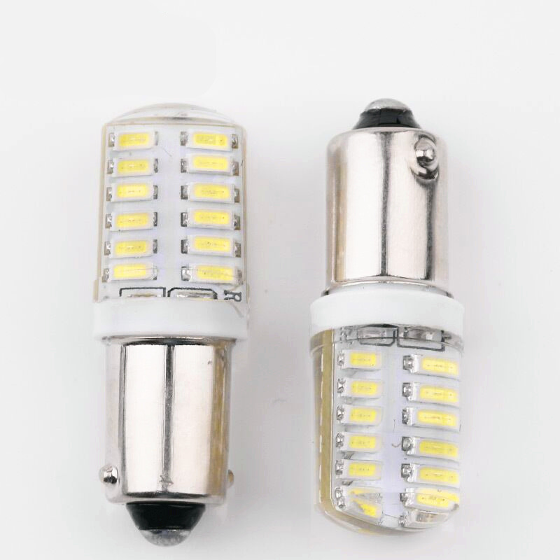 Светодиодный фонарь BA9S-3014-24 для авто и мотоциклов, 12В