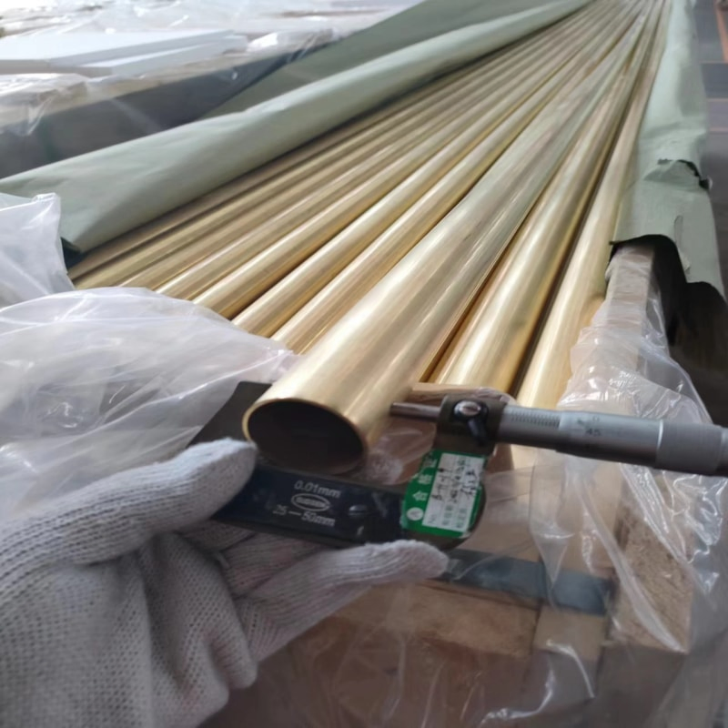 C33000/Cuzn36pb3/C35000/C35300/C36010/C37000/37700/C3800 Lead Brass Tube for Cooling, Heat Exchange in Aerospace, Generator Sets, Large Ships, Seawater Desal