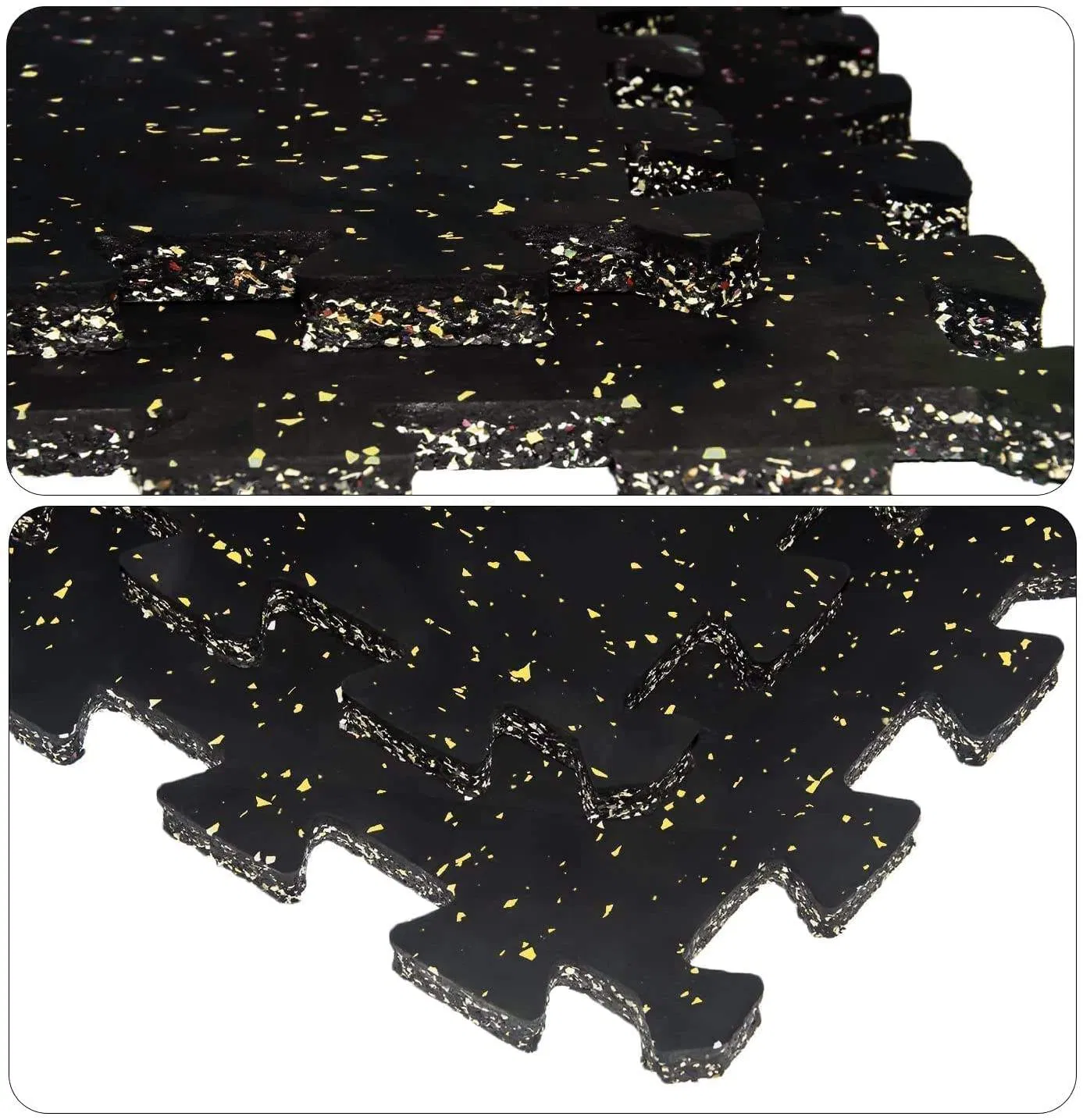 Rubber Floor Tile Interlock Floor Gym Interlocking Flooring Mats