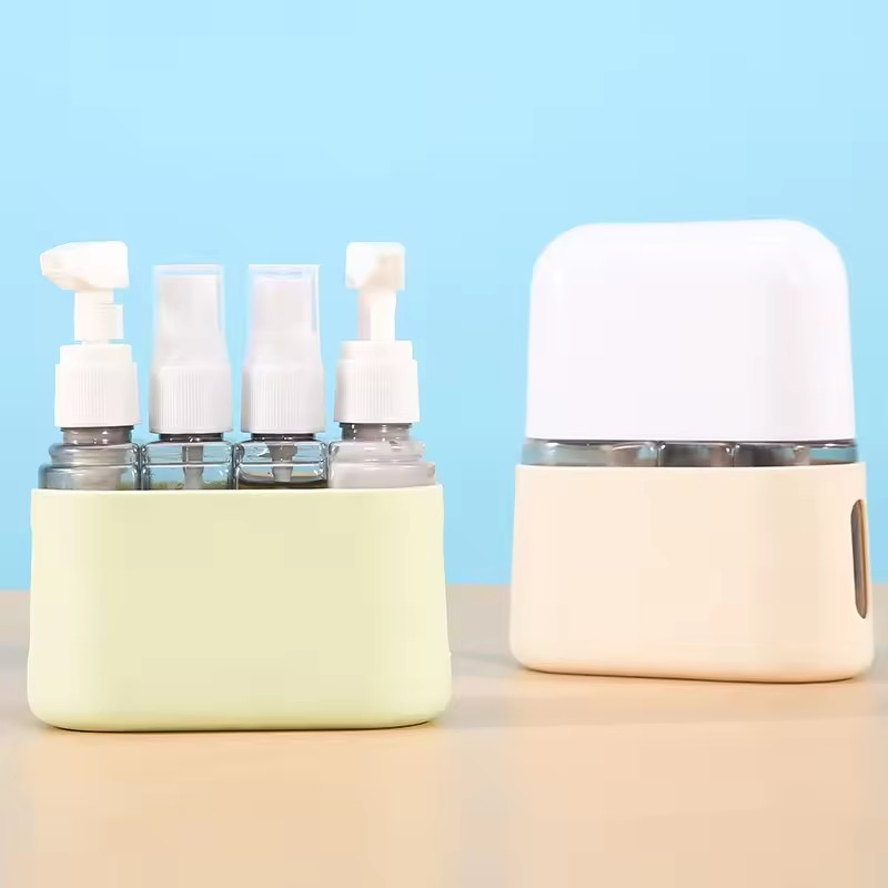 Cosmetics Tube Silicone Shampoo Travel Kits Set Reusable Refillable Portable Bottle